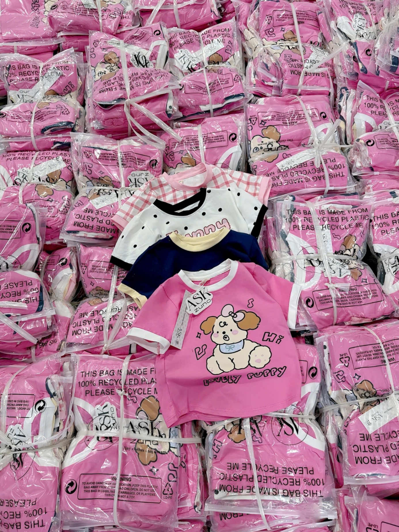 XẢ C123 - SET 4 ÁO PUPPY KITTY RABBIT FUNNY