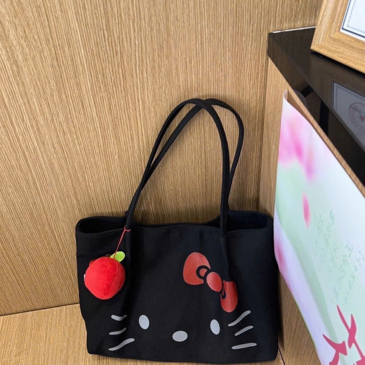 A658 - TÚI XÁCH HỌA TIẾT KITTY BIGSIZE