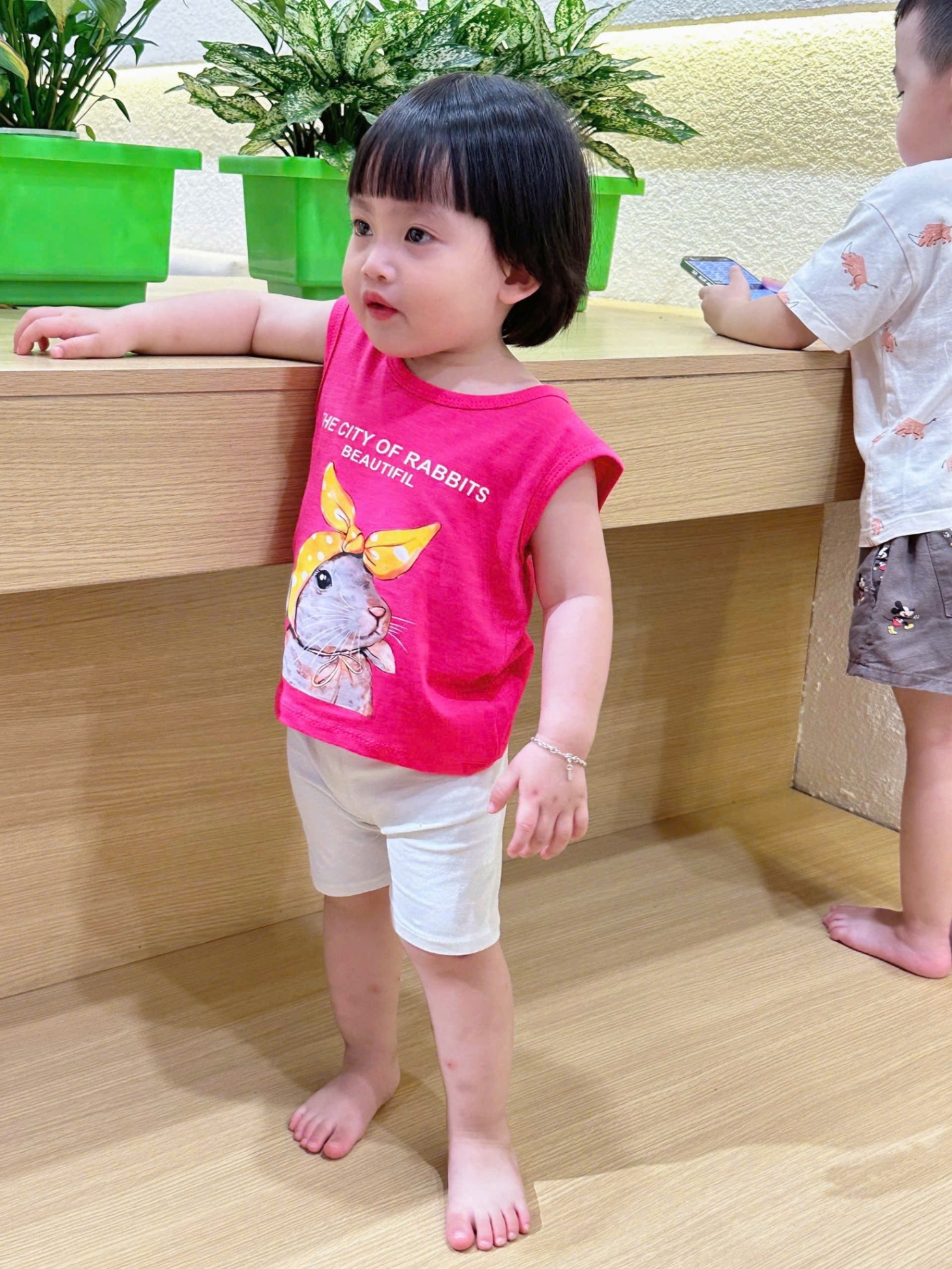 A184 - SET 4 ÁO XƯỚC THỎ CAM TRẮNG HỒNG TÍM