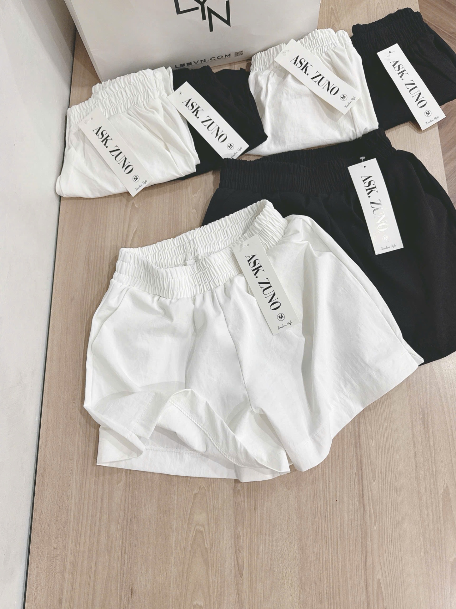 A242 - SET 2 QUẦN ĐŨI ĐEN TRẮNG CẠP CHUN