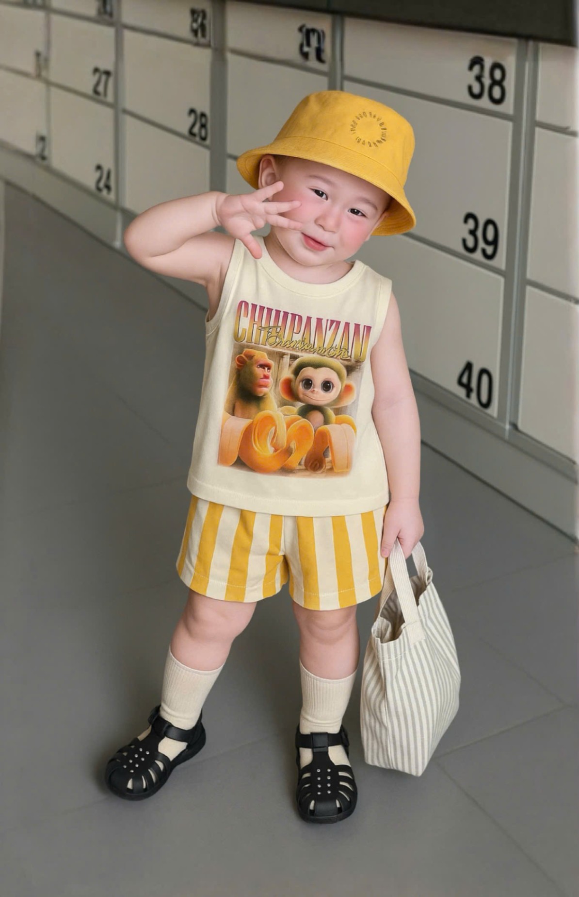 A489 - BỘ CHIMPAZINI KHỈ CHUỐI