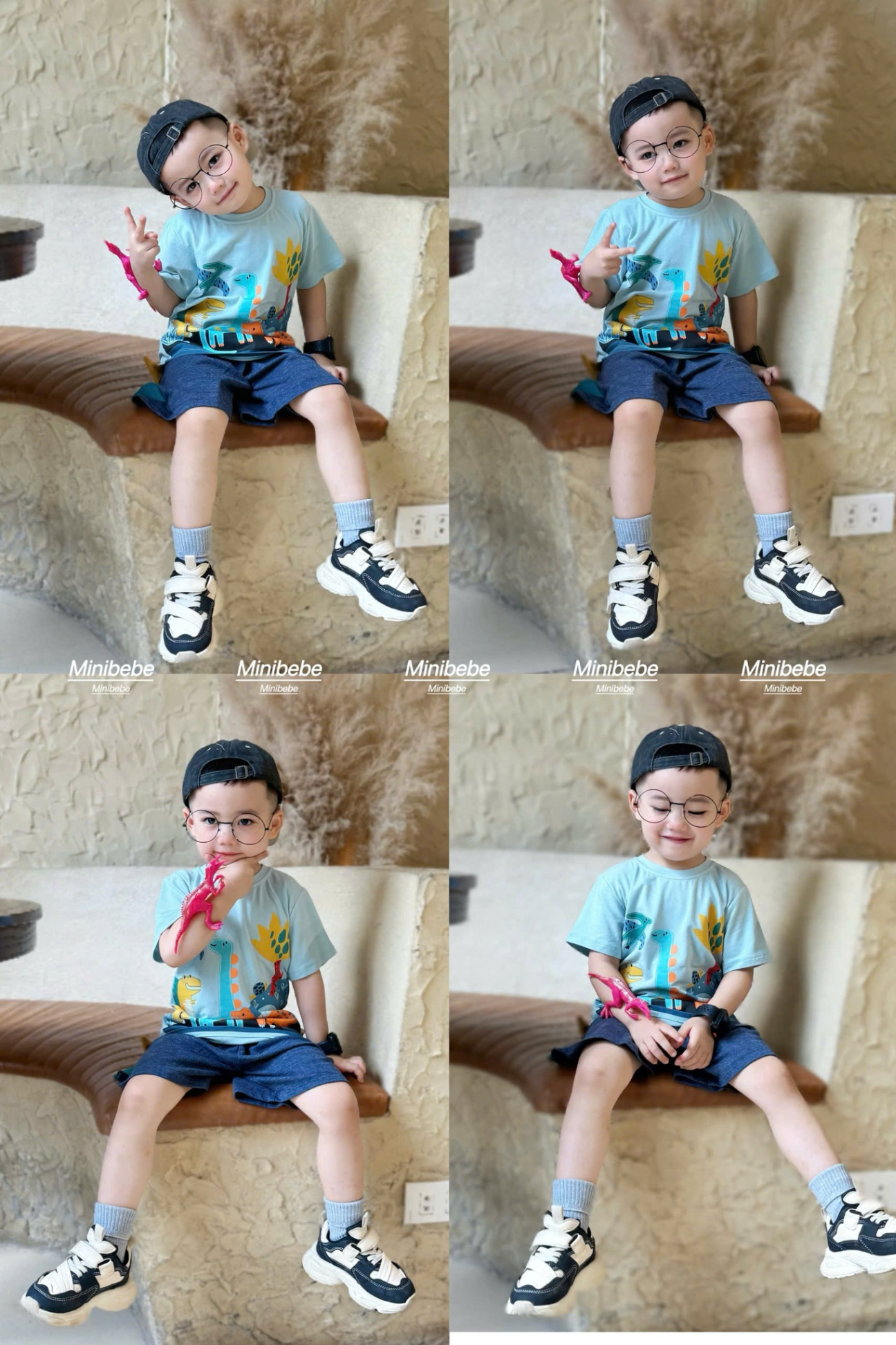 B392 - SET BỘ KHỦNG LONG XANH TRỜI