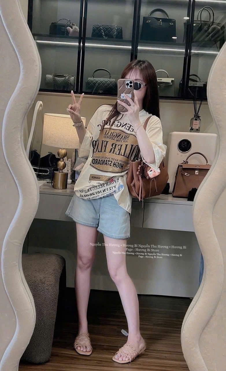 B947 - (GOM) SET GREENGABRIC QUẦN SHORT JEAN