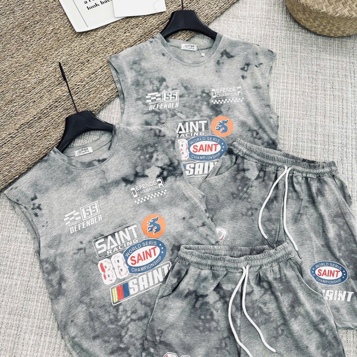 B215 - SET BỘ THÔNG HƠI LOANG GHI XÁM