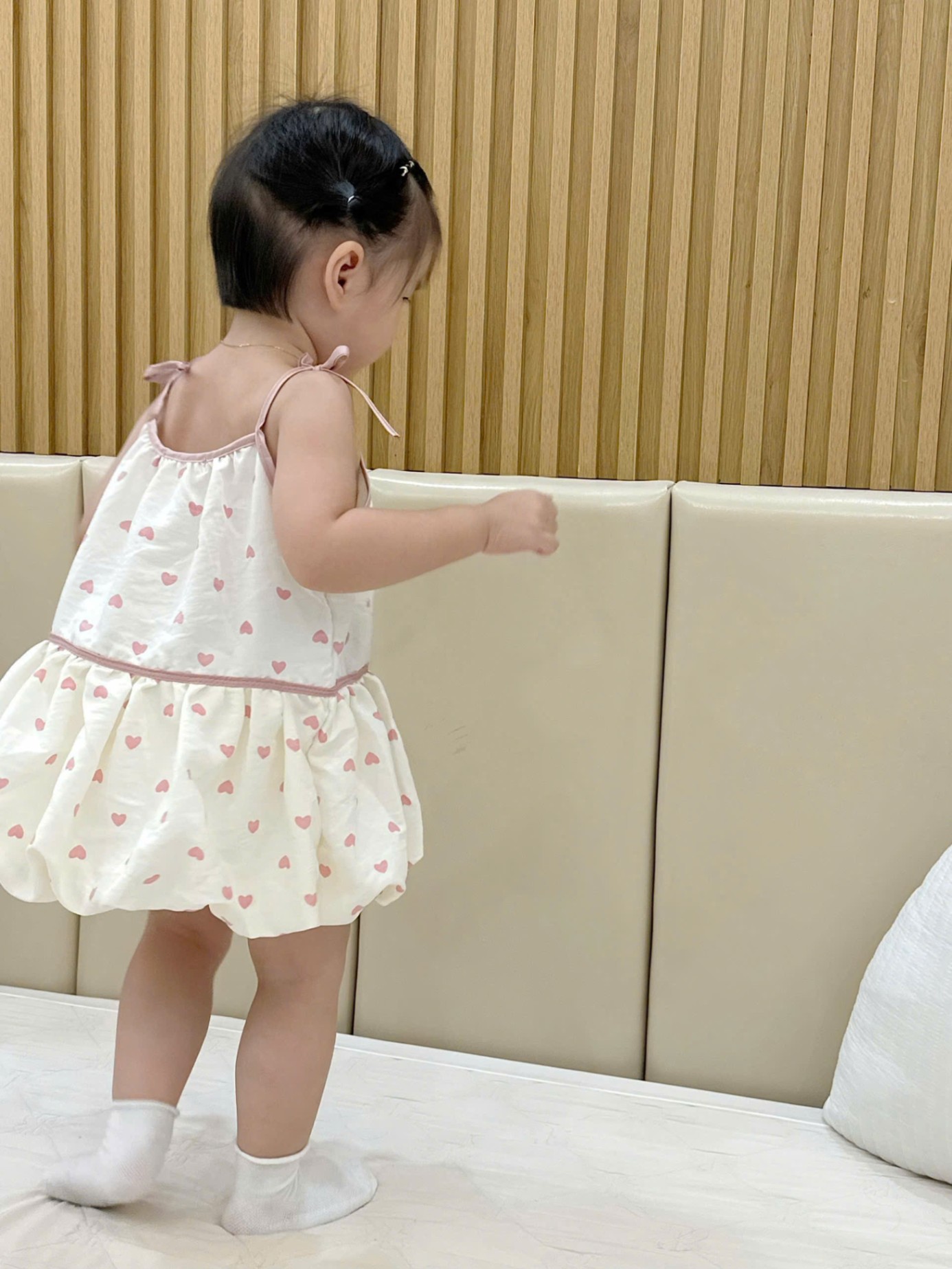C349 - SET 2 VÁY BÍ BỒNG TRÁI TIM NƠ HỒNG TRẮNG