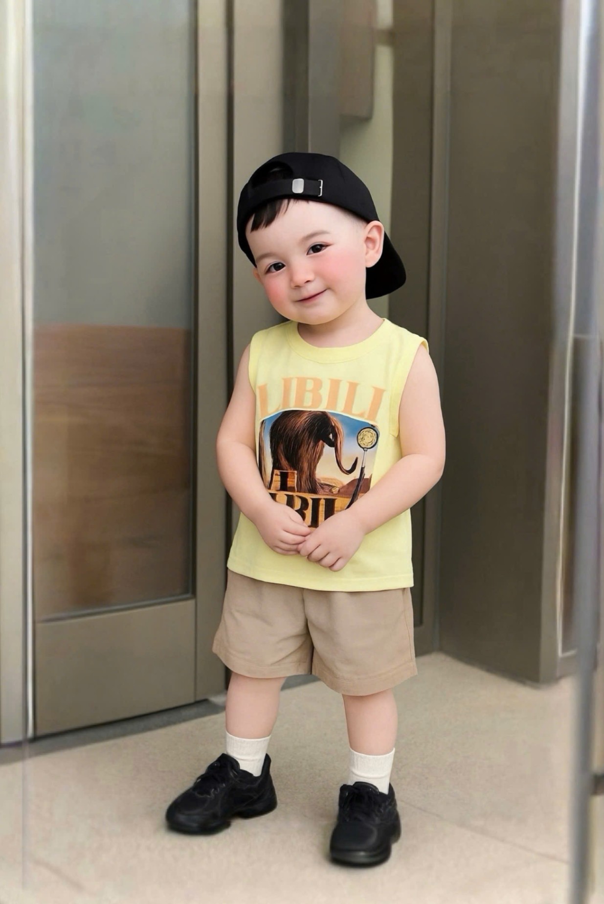 A775 - SET BỘ VOI LIRILI LARILA VÀNG QUẦN NÂU