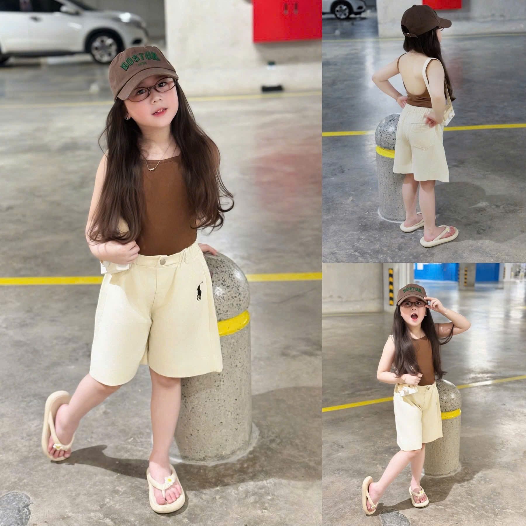 B380 - SET BỘ 2 DÂY HỞ LƯNG QUẦN LỬNG THÊU NGỰA