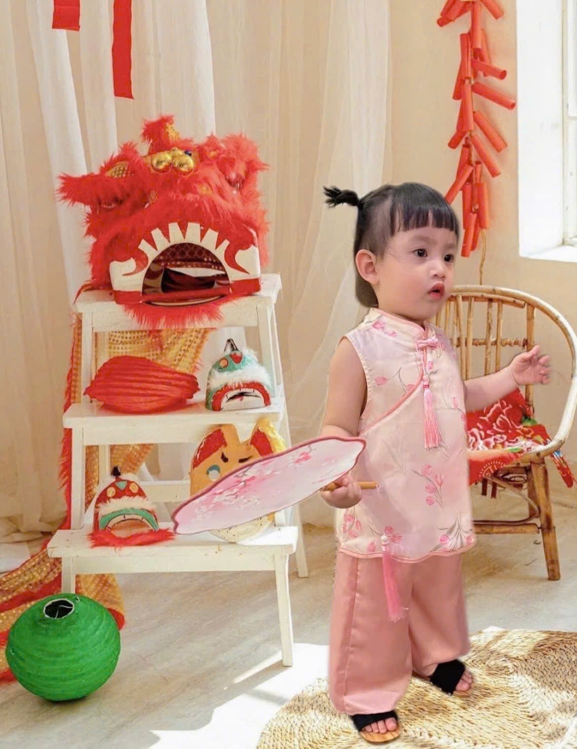 B304 - SET YẾM HỒNG CÁCH TÂN TRUNG THU