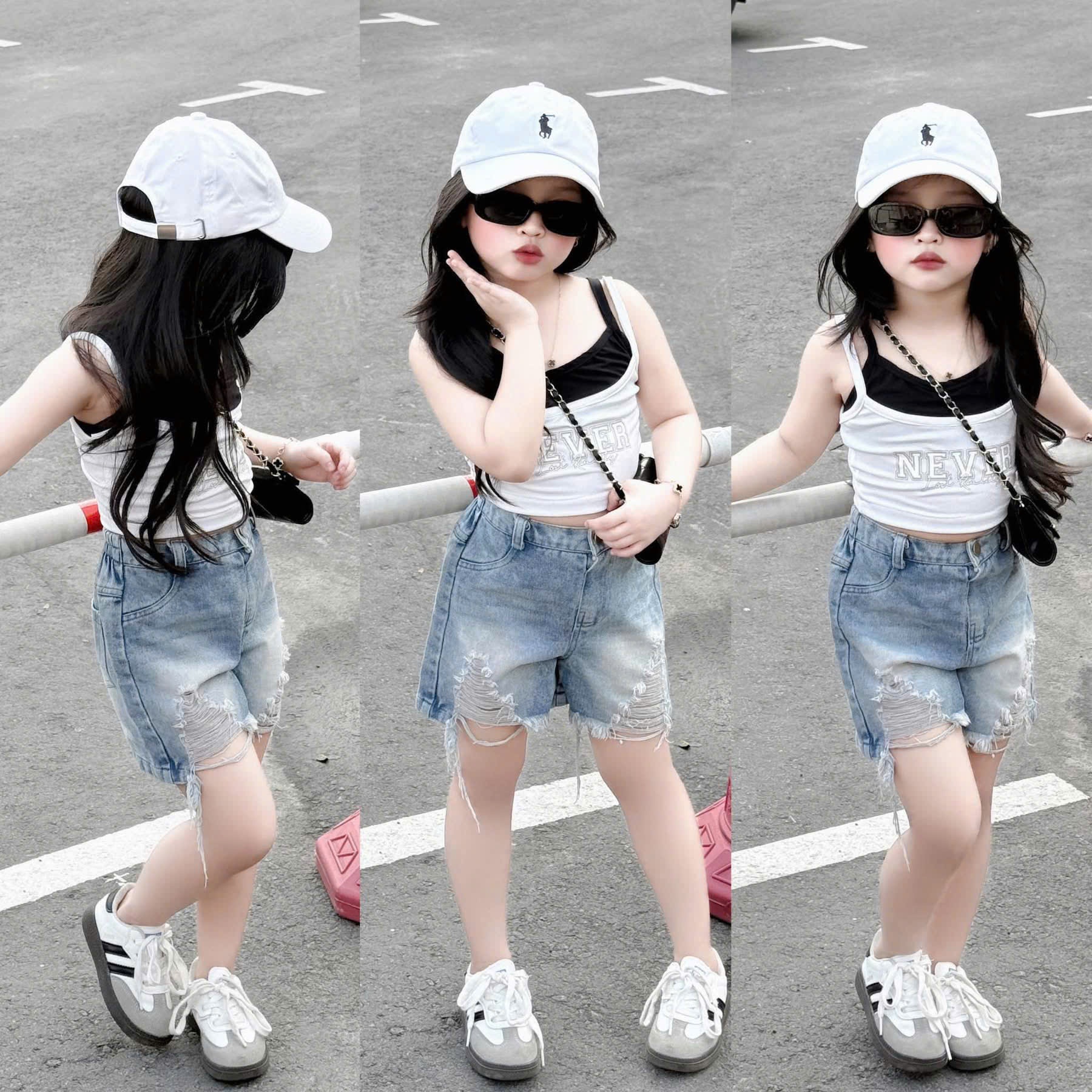 A820 - SET 2 QUẦN JEAN RÁCH BÉ GÁI