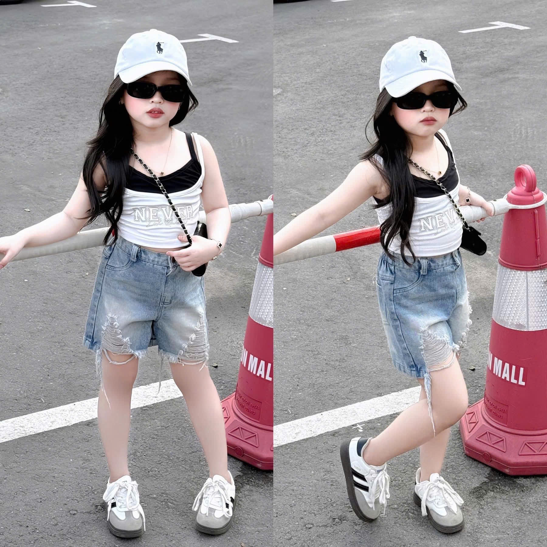 A820 - SET 2 QUẦN JEAN RÁCH BÉ GÁI