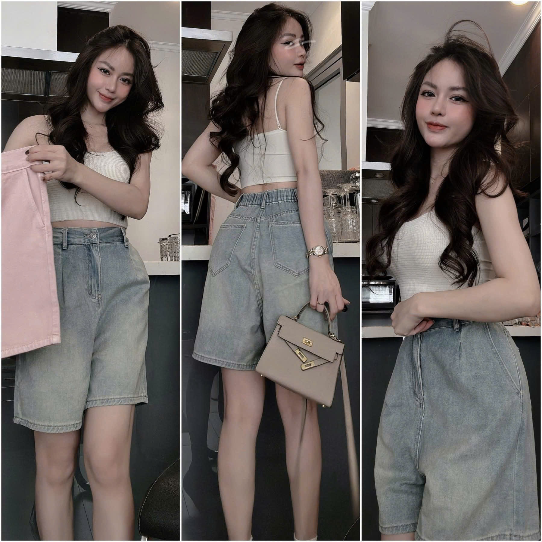 A238 - QUẦN JEAN NGỐ CHUN SAU 2 MÀU