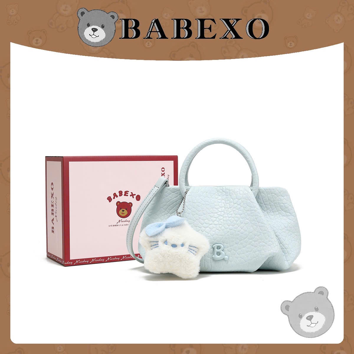 B549 - TÚI XÁCH BABEXO MÀU PASTEL
