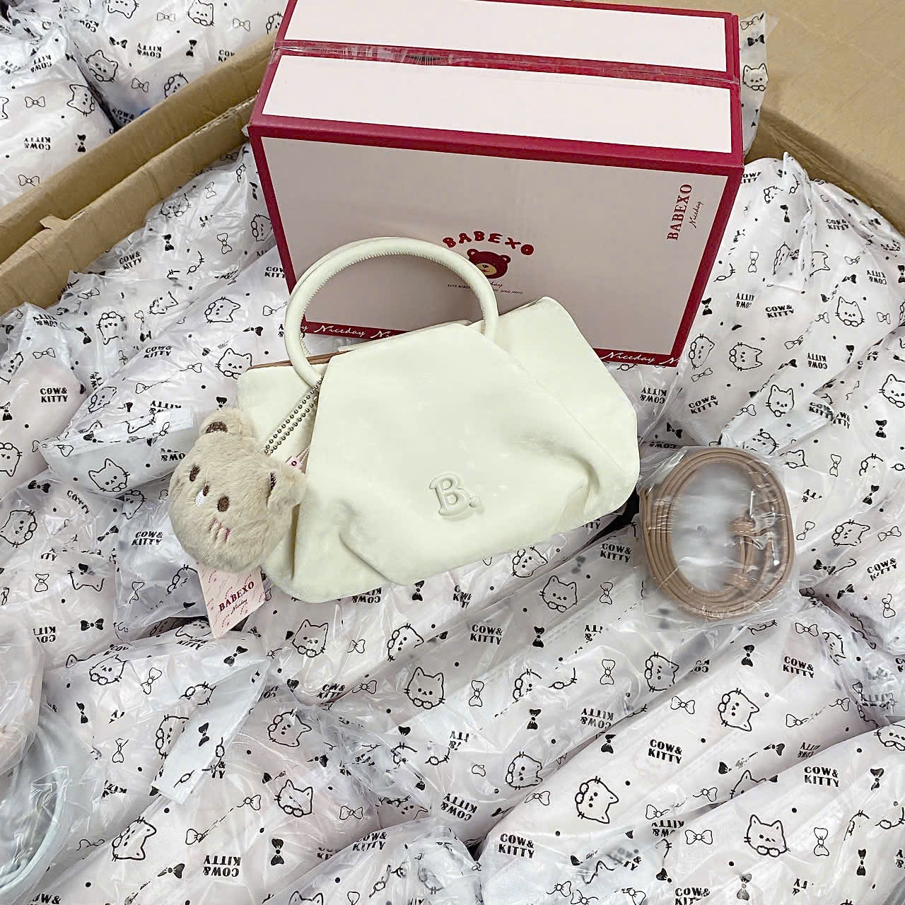 B549 - TÚI XÁCH BABEXO MÀU PASTEL