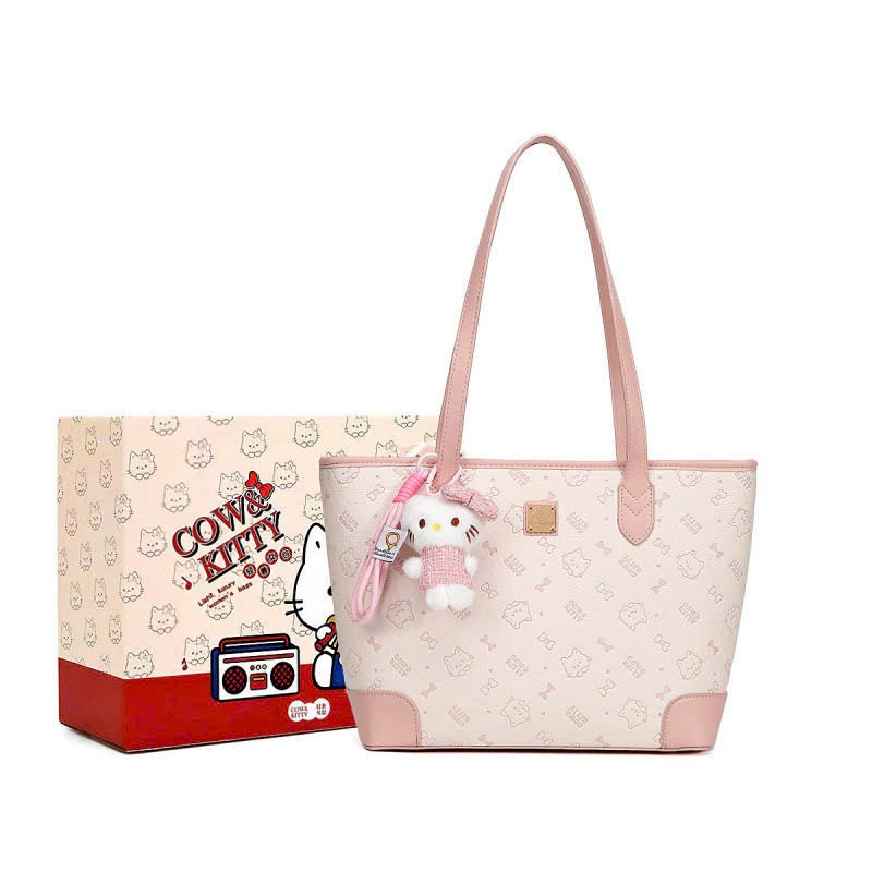 C78 - TÚI XÁCH KITTY PASTEL XANH HỒNG