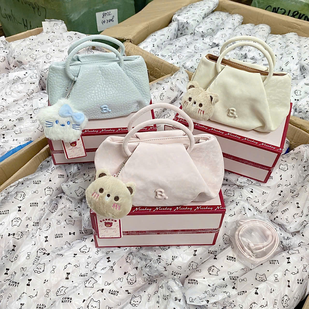 B549 - TÚI XÁCH BABEXO MÀU PASTEL