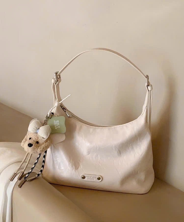 B505 - TÚI XÁCH CHIO SIZE 27 KÈM CHARM GẤU NƠ