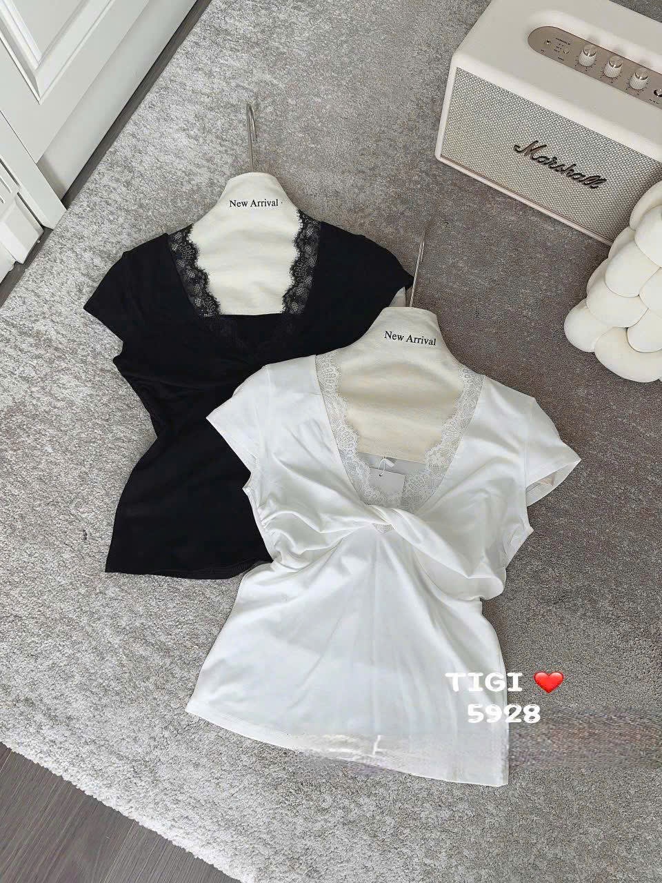 C212 - (OGM ) ÁO REN NỮ NHÚN NGỰC 2 MÀU