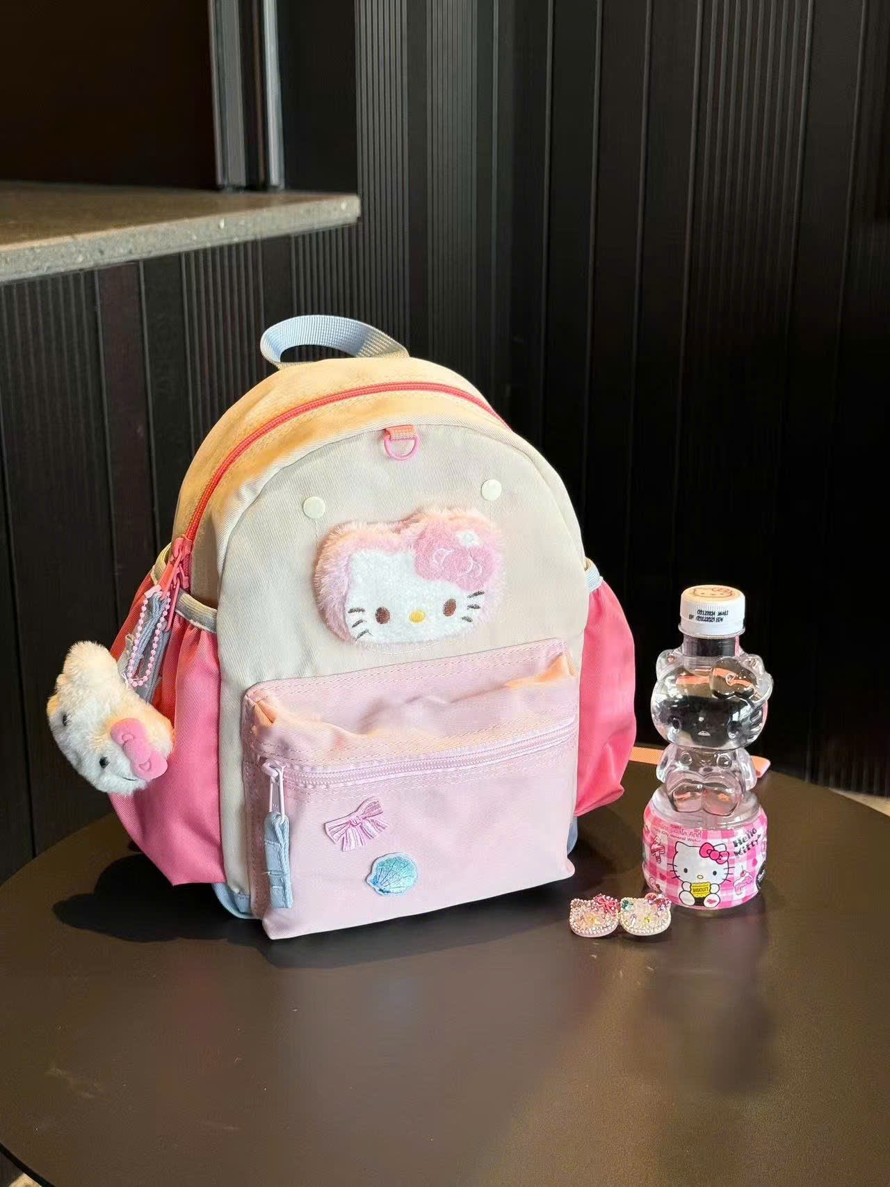 A711 - BA LÔ VẢI KITTY CHO BÉ