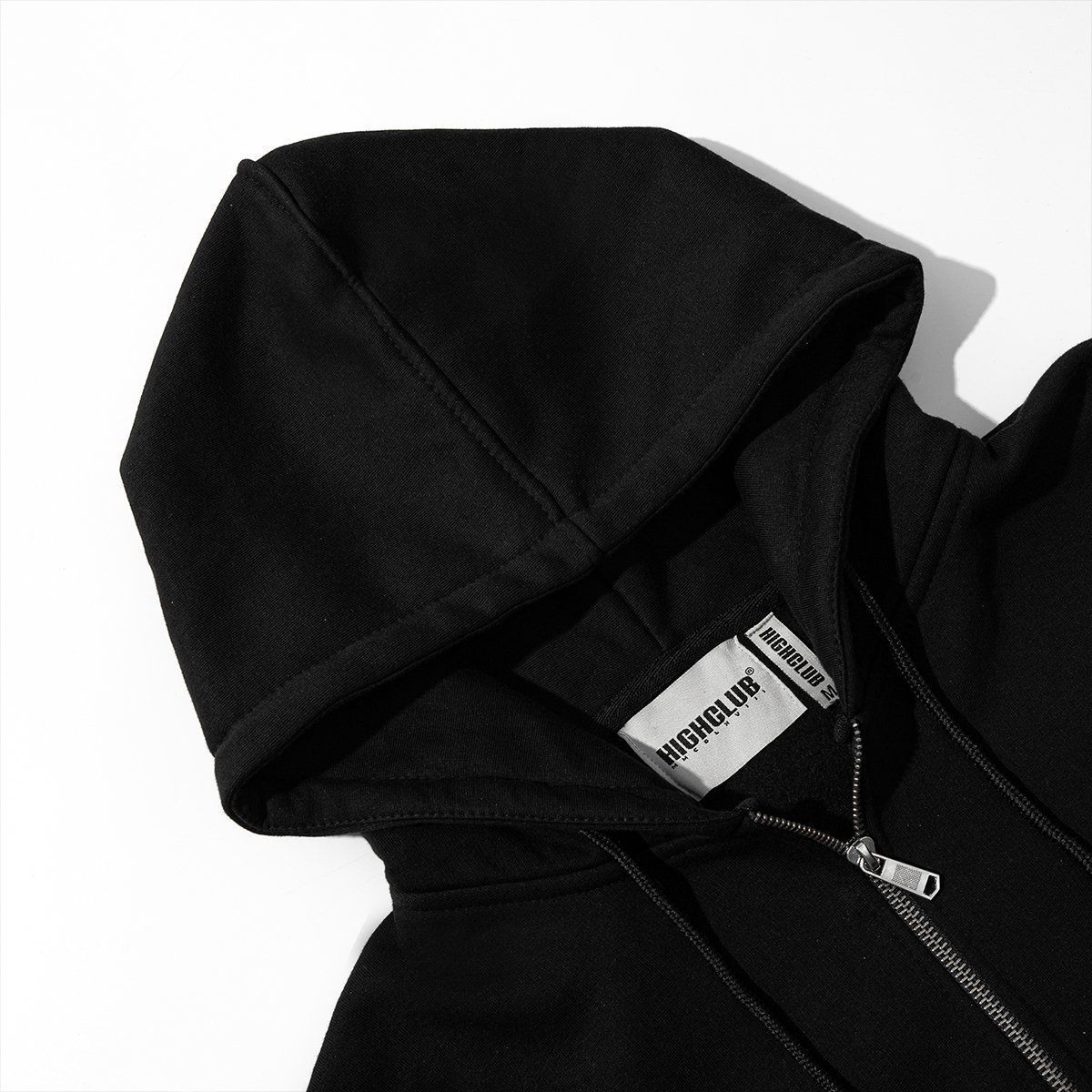 BASIC HOODIE BOXY ZIP