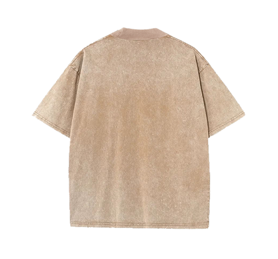 GALLERY WASH TEE - MOCHA BROWN