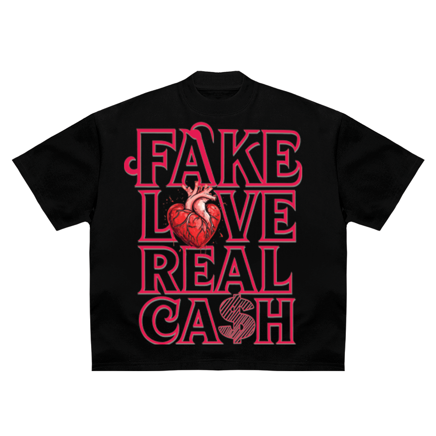 FAKE LOVE RALE CASH TEE