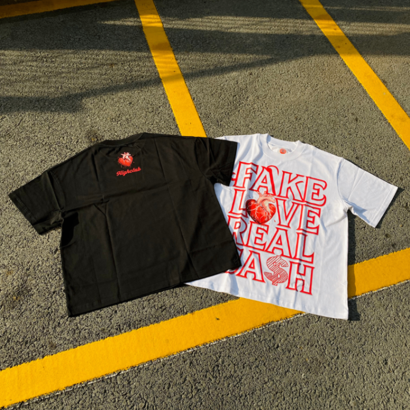 FAKE LOVE RALE CASH TEE