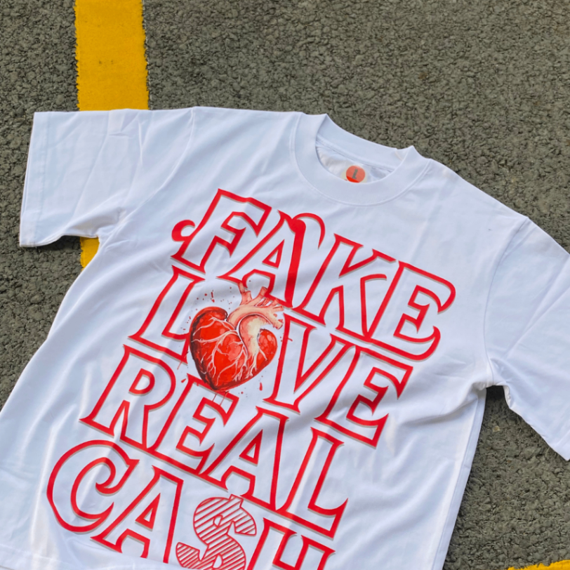 FAKE LOVE RALE CASH TEE