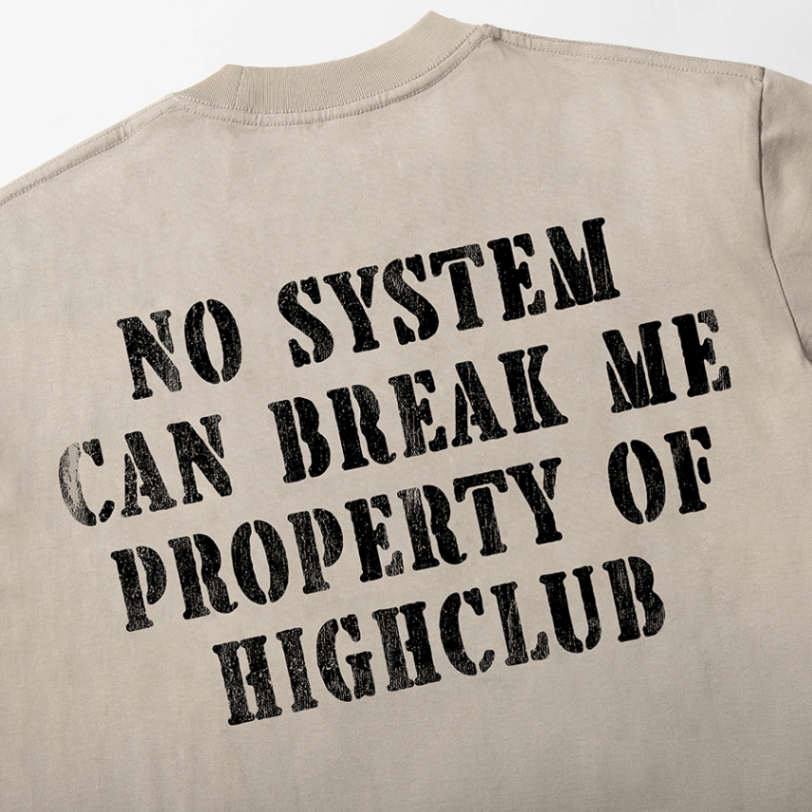 NO SYSTEM TEE