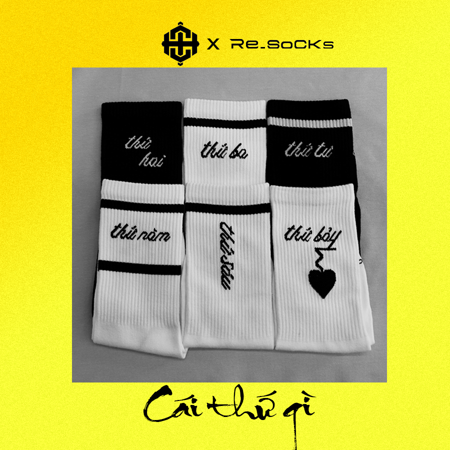 COMBO Tất/Vớ CÁI THỨ GÌ Re.socks x Highclub CỔ CAO