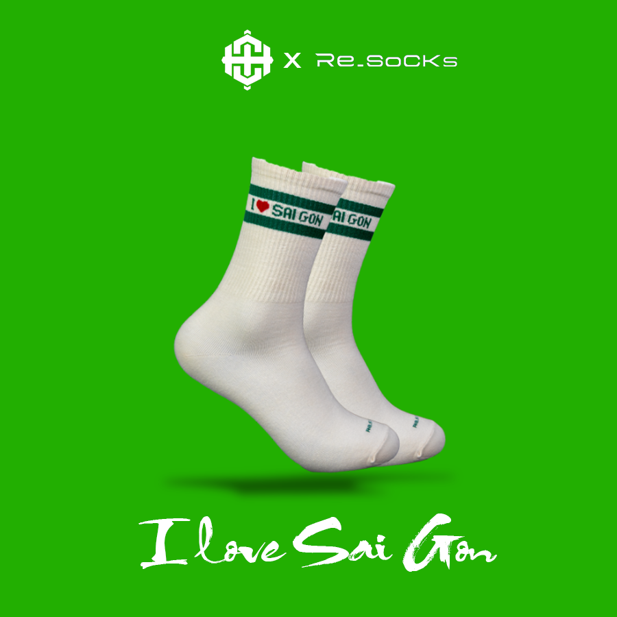 COMBO Tất/Vớ I LOVE SÀI GÒN Re.socks x Highclub CỔ CAO