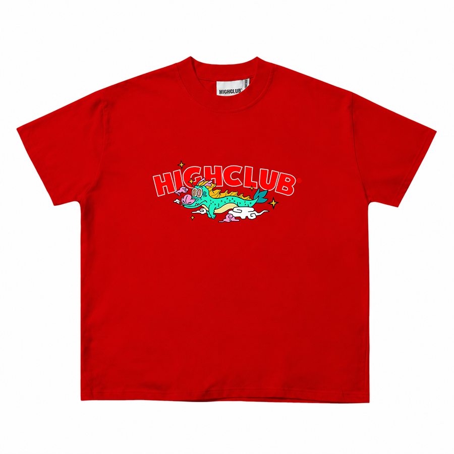 HAPPY DRAGON TEE - Đỏ - L