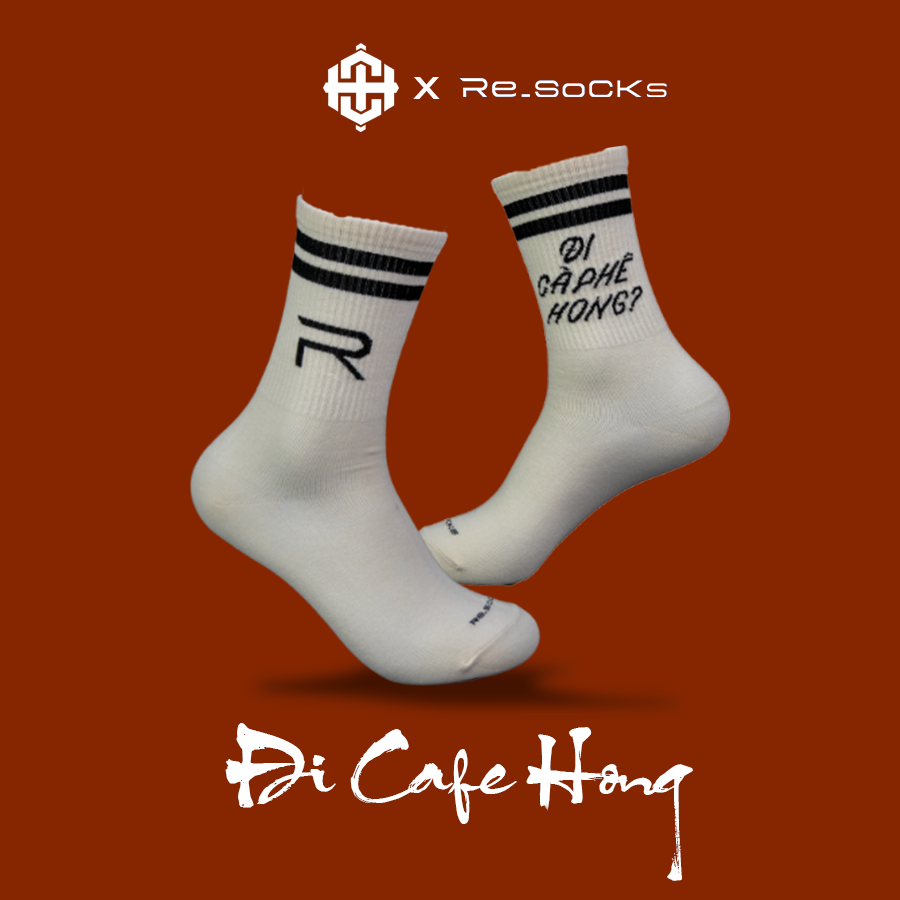 Tất/Vớ ĐI CAFE HONG Re.socks x Highclub CỔ CAO