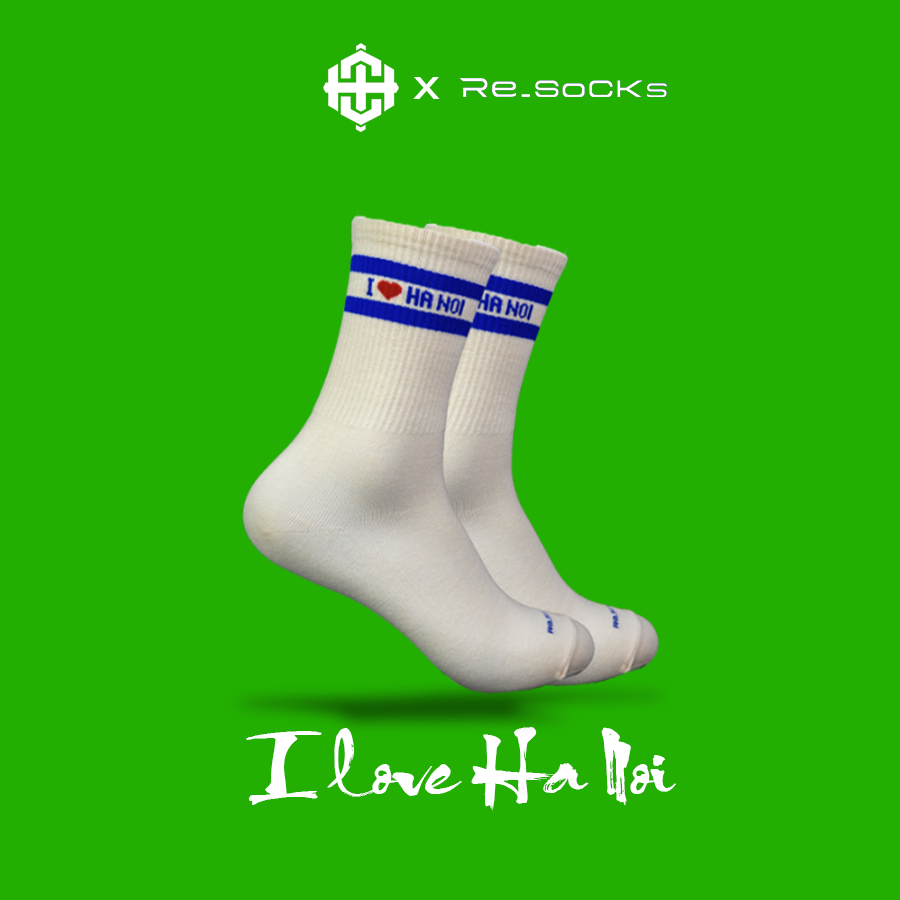 Tất/Vớ I LOVE HÀ NỘI Re.socks x Highclub CỔ CAO