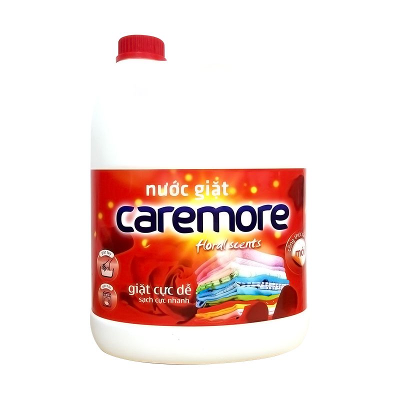 Nước giặt Caremore 3.8 Kg  ( 4 Can/thùng )