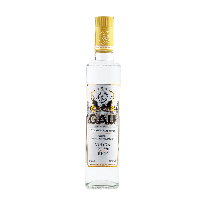 Rượu chai thủy tinh Vodka Gấu 29%-0,5L (12 chai/ thùng)