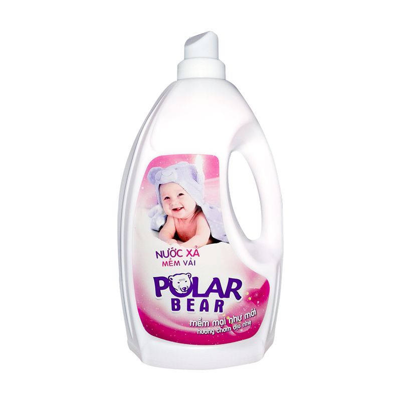 Nước xả mềm vải Polar bear 1.9Kg ( 6 Can/thùng)