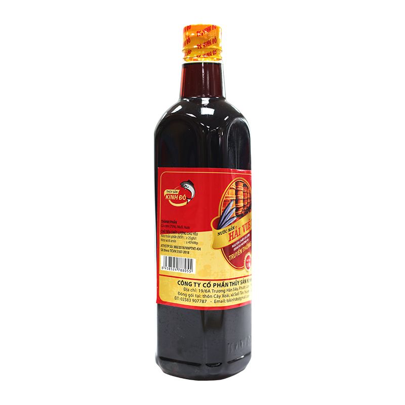 Nước mắm Hải Việt chai pet 1L, 25 đạm (12 chai/thùng)