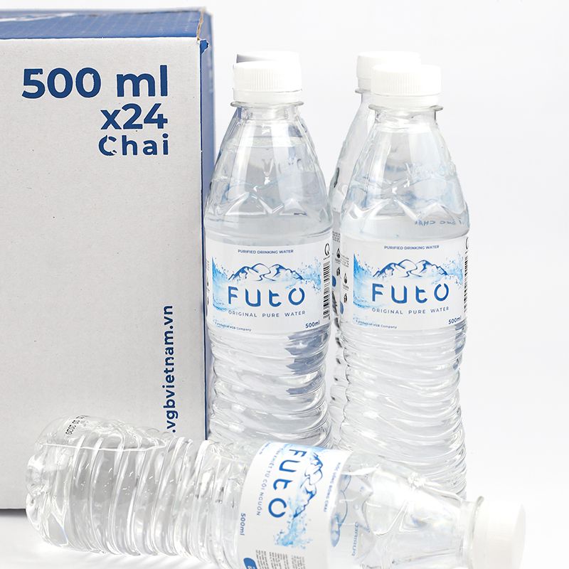 Nước tinh khiết Futo Chai 500 ml (24 chai/thùng)