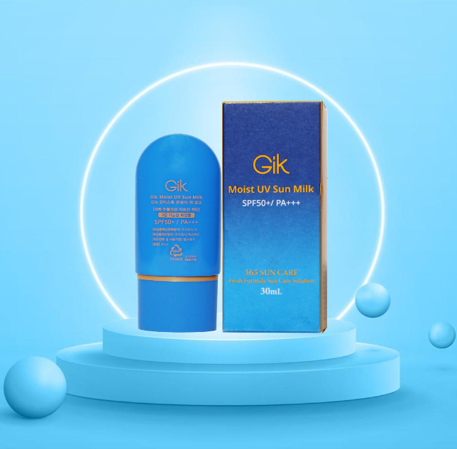 GIK MOIST UV SUN MILK - Kem Chống Nắng Moist UV Sun Milk SPF50+/PA+++ GIK 30ml