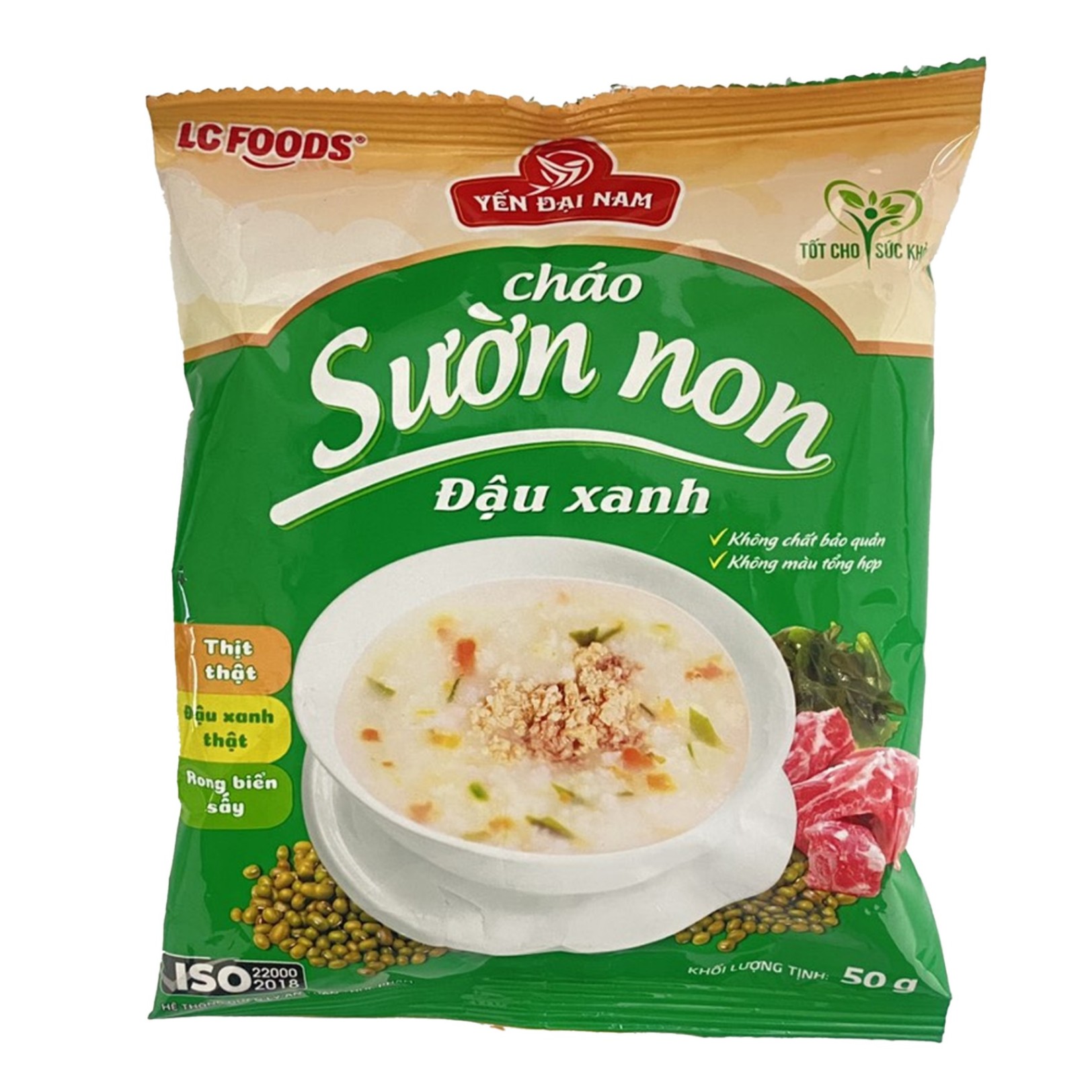 CHÁO SƯỜN NON ĐẬU XANH 40 GÓI