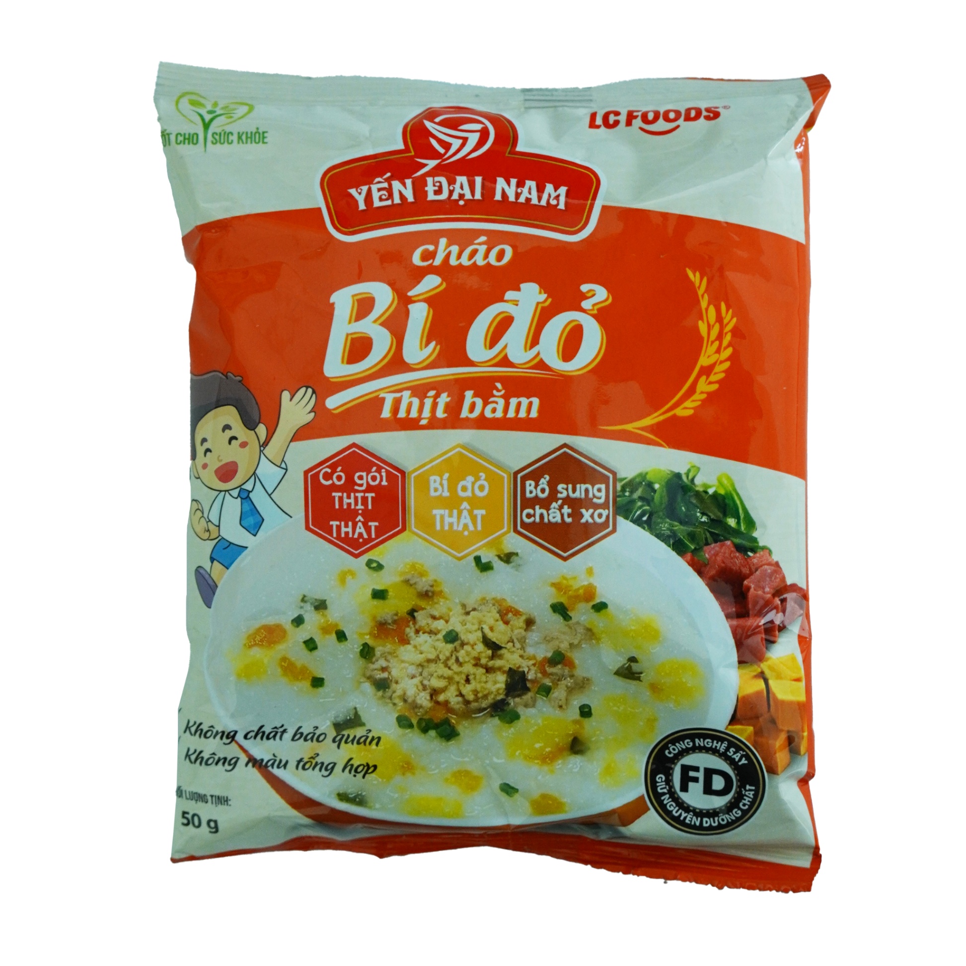 CHÁO BÍ ĐỎ THỊT BẰM