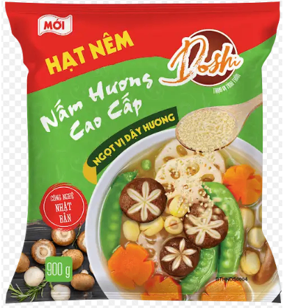 Hạt nêm Nấm hương cao cấp Doshi 900g (6 gói/ thùng)