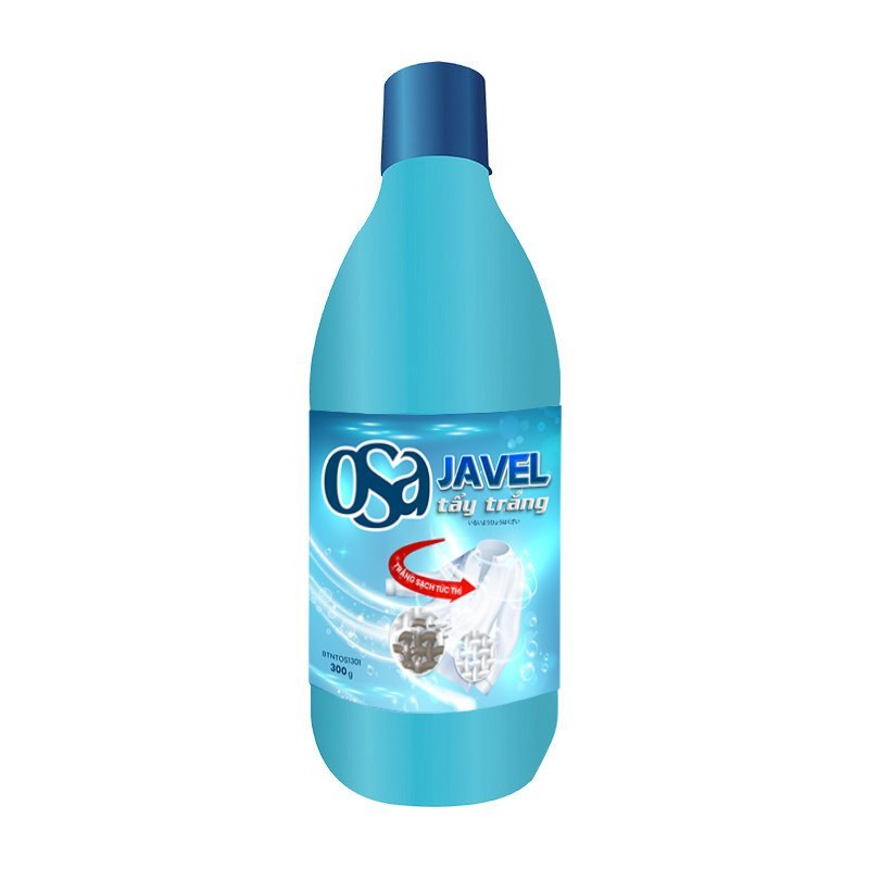 Javel tẩy trắng OSA 300g (12 chai/thùng)