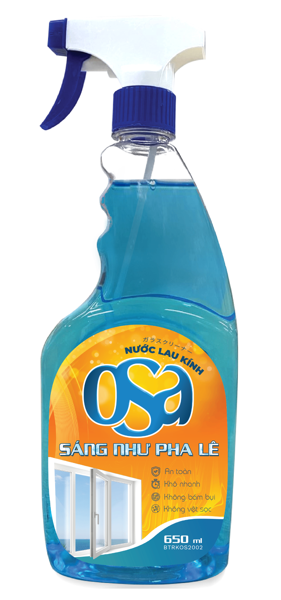 Nước lau kính OSA 650ml (18 chai/thùng)