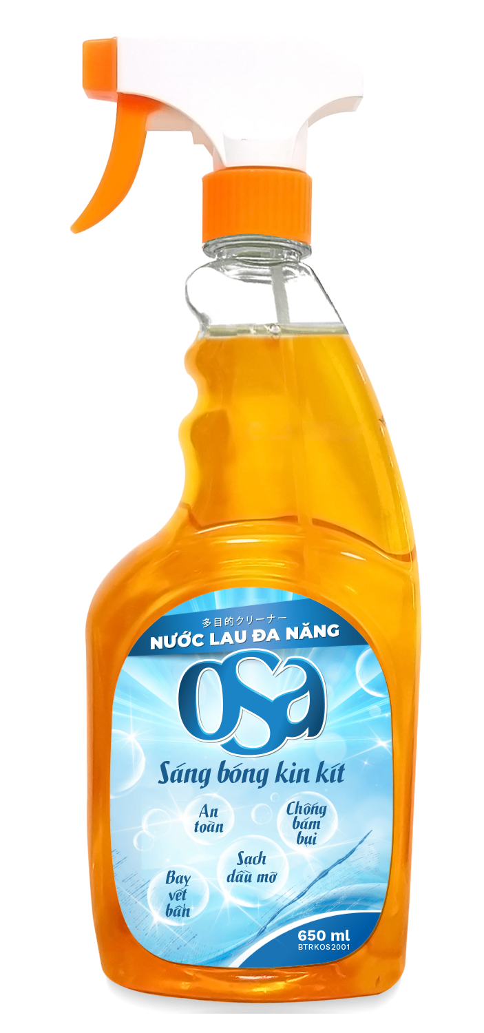 Nước lau đa năng OSA sáng bóng 650ml (12 chai/thùng)