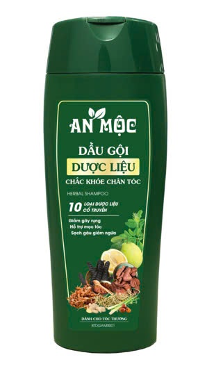 Dầu gội dược liệu An Mộc chắc khỏe chân tóc 200ml (12 chai/thùng)