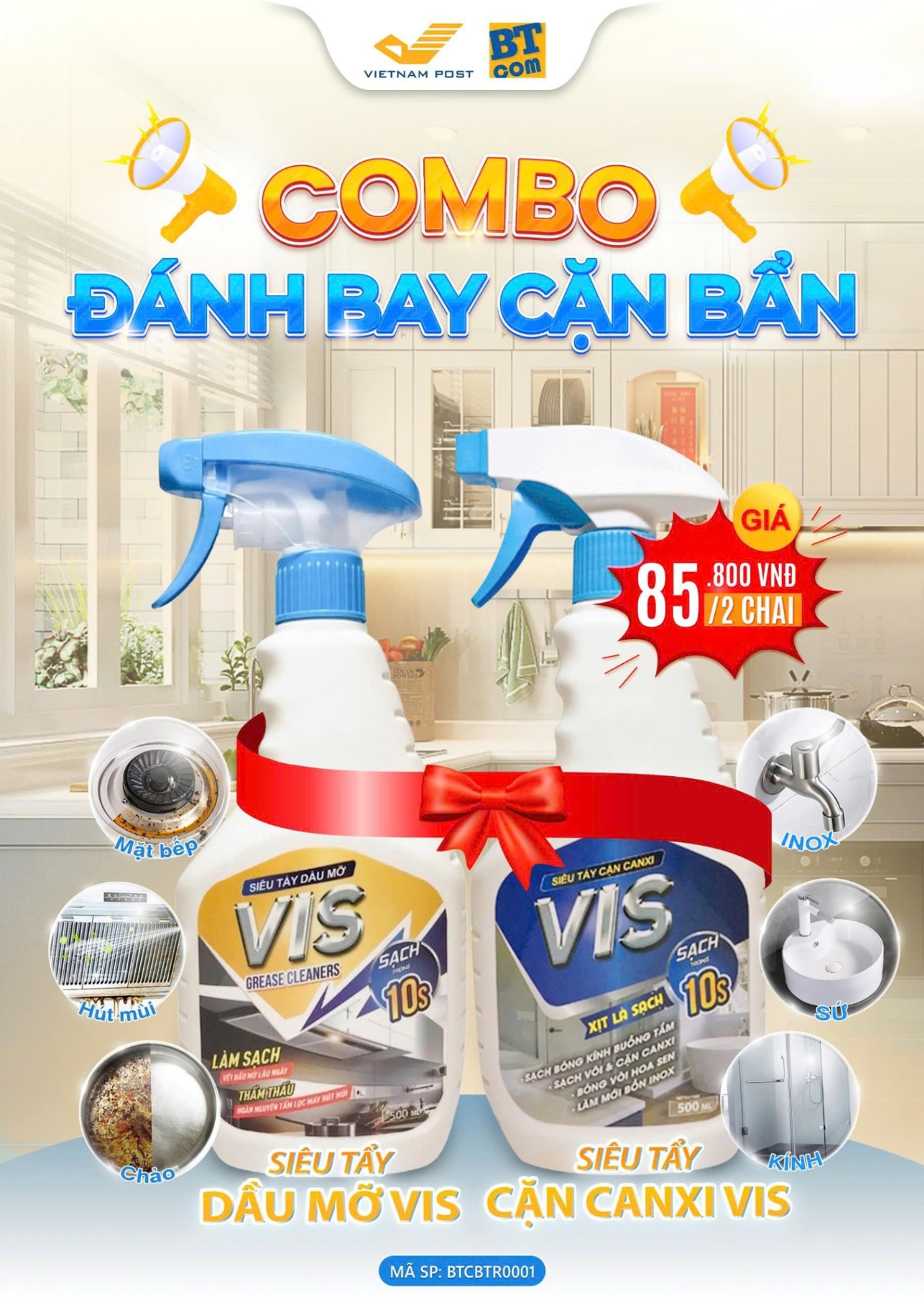 Combo Đánh bay cặn bẩn VIS