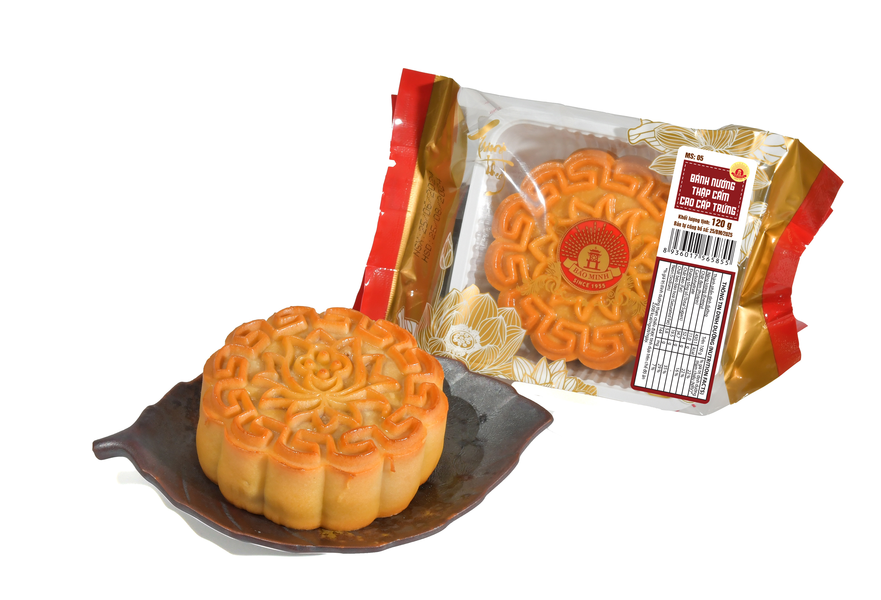 Bánh nướng thập cẩm cao cấp trứng 120g