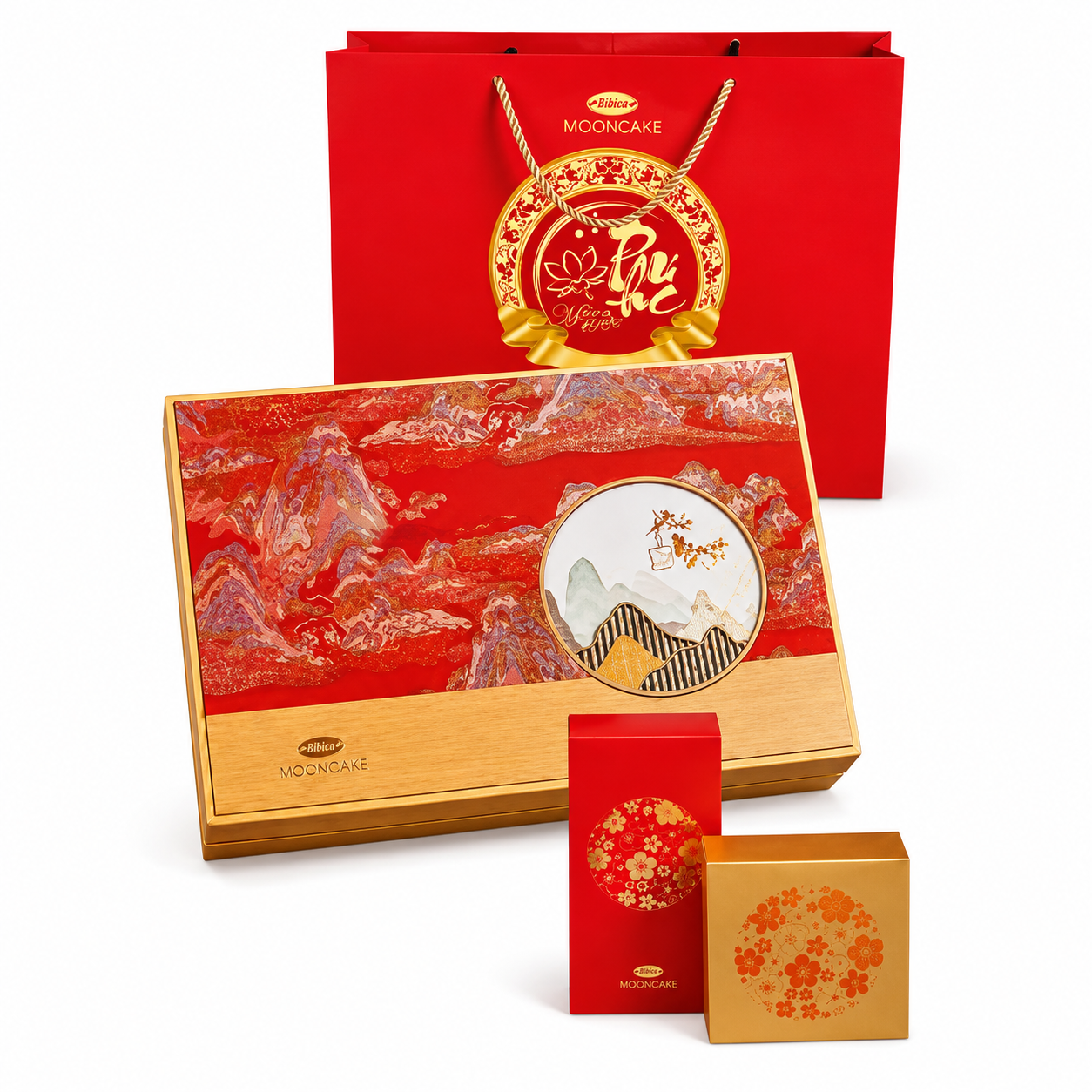 Bánh trung thu cao cấp Phúc Nguyệt 1 1000g (PN1)