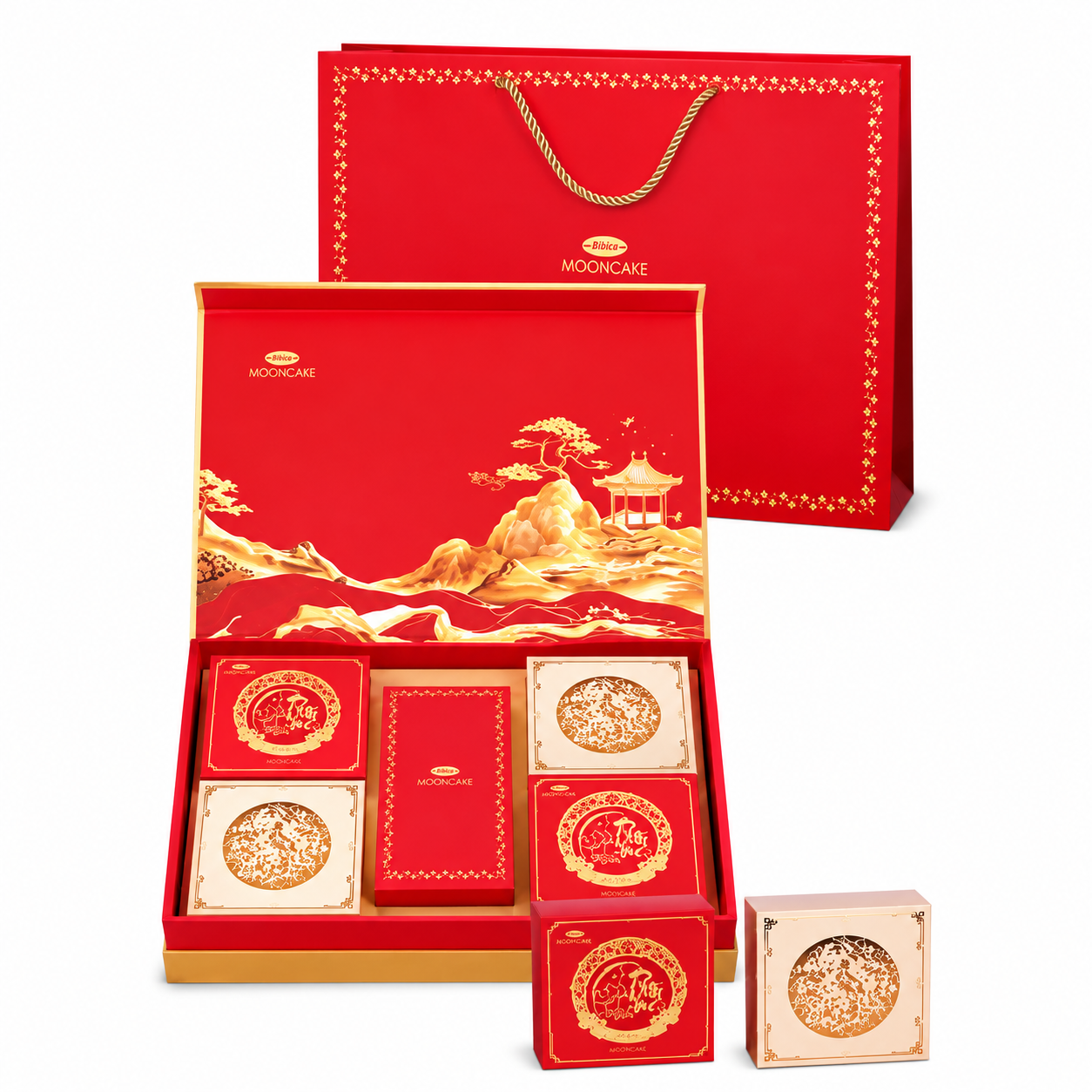 Bánh trung thu cao cấp Phúc Nguyệt 2 1000g (PN2)